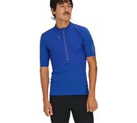 Hoka - Half zip T-shirt - M SkyBreeze Short Sleeve Zip Ultramarine for Men - Size L - Blue Blue
