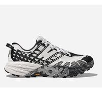 HOKA Speedgoat 2 Trail Shoes in Black/Frost, Size 4