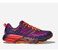 HOKA Speedgoat 2 Trail Shoes in Wild Flower/Electric Tangerine, Size 11