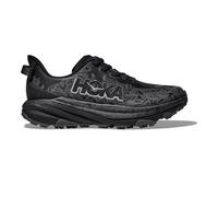 HOKA Kid's Speedgoat 6 Trail Shoes in Obsidian/Outer Orbit, Size 5.5