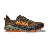 Hoka Speedgoat 6 Mens | Antique Olive / Squash - Green / Wide / 8