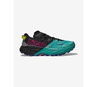 HOKA Speedgoat 7 black turquoise blue pink shoes women - 42