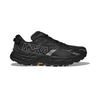 HOKA Men's Speedgoat 7 Trail Shoes in Black/Outer Orbit, Size 7