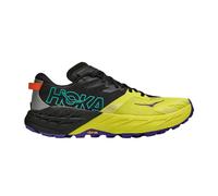 Hoka Speedgoat 7 Shoes Black Yellow AW26, Size EU 42