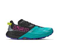 Hoka Speedgoat 7 Women's Trail Running Shoes | UK 4.5 in Black/Electric Aqua