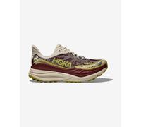 HOKA Stinson 7 Shoes Dark Red Yellow Women - 38