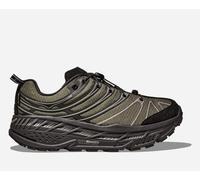HOKA Stinson Evo GORE-TEX HAVEN Lifestyle Shoes in Jet Black/Tarmac, Size 4