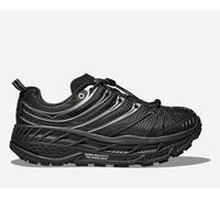 HOKA Stinson EVO GORE-TEX Lifestyle Shoes in Black/Silver, Size 8