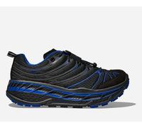 HOKA Stinson Evo OG Lifestyle Shoes in Black/Ultramarine, Size 3.5