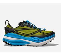 HOKA Stinson One7 Trail Shoes in Black/Skyward Blue, Size 7.5