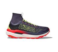 Hoka Tecton X 3 Women's Trail Running Shoes | UK 6 in Squid Ink/Neon Flame