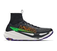 HOKA Men's Tecton X 4 Trail Shoes in Black/Neon Green, Size 10