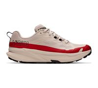 HOKA Men's Torrent 5 Trail Shoes in River Rock Grey/Red Agate, Size 12.5