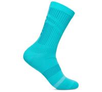 HOKA Trail Run Crew Sock in Cielo Blue, Size Medium