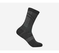 HOKA Trail Run Crew Sock in Black, Size Large