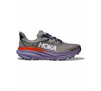 HOKA Women's Challenger 7 Road Running Shoes in Galactic Grey/Wild Indigo, Size 5