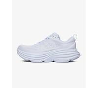 Hoka UK 5B Bondi 8 Women's White Running Trainers 1127952 New