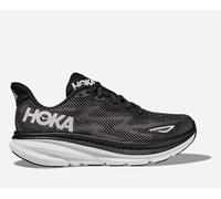 Hoka UK 8.5 Women's Clifton 9 Running Trainers Black/White 1127896 New