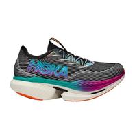 HOKA Unisex-Adult Cielo X 1 Sneaker, Black/Electric Aqua, 8.5 Women/7.5 Men
