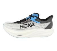 Hoka Unisex-Adult Rocket X 3 Sneaker, White/Black, 7 Women/6 Men