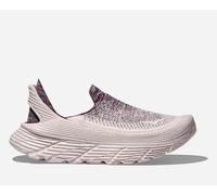 HOKA Vibrant Bloom Restore TC Recovery Shoes in Alabaster/Red Cabbage, Size 6.5