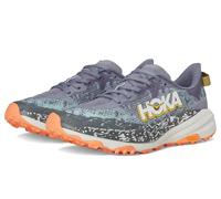 HOKA Women's Speedgoat 6 Trail Shoes in Grey Skies/Cosmic Grey, Size 5