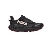 HOKA Women's Challenger 8 GORE-TEX Trail Shoes in Black/Varsity Burgundy, Size 6.5