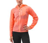 HOKA Women's Skyflow Jacket in Neon Cantaloupe, Size Medium