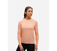 HOKA Women's Airolite Run Long Sleeve Top in Papaya, Size 2XL