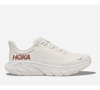 HOKA Women's Arahi 7 Running Shoes in Blanc De Blanc/Rose Gold, Size 8