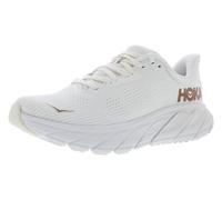 HOKA Women's Arahi 7 Shoes, Blanc De Blanc/Rose Gold, 6 UK