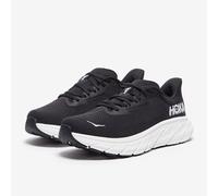 HOKA Women's Arahi 7 Road Running Shoes in Black/White, Size 4.5 W