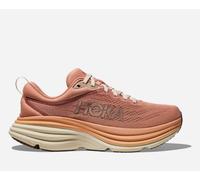 HOKA Women's Bondi 8 Shoes in Sandstone/Cream, Size 6.5