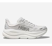HOKA Women's Bondi 9 Road Running Shoes in Stardust/Silver, Size 5