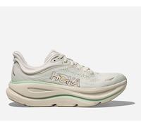 HOKA Women's Bondi 9 Road Running Shoes in Truffle Salt/Sea Glass, Size 4.5