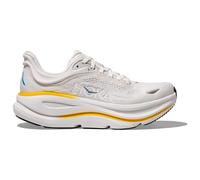 HOKA Women's Bondi 9 Sneaker, White/Grout, 5.5 UK