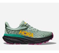 HOKA Women's Challenger 7 Road Running Shoes in Aloe Vera/Black, Size 4
