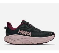 HOKA Women's Challenger 8 Road Running Shoes in Black/Pink Opal, Size 9