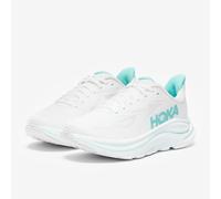 HOKA Women's Clifton 10 - White/Cielo Blue - Size: UK 4
