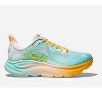 HOKA Women's Clifton 10 Road Running Shoes in Blue Spark/White, Size 3