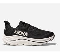 HOKA Women's Clifton 10 Wide - Black/White - Size: UK 7.5