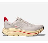 HOKA Women's Clifton 10 Road Running Shoes in Stucco/Cerise, Size 6.5