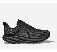 HOKA Women's Clifton 9 Road Running Shoes in Black, Size 3.5