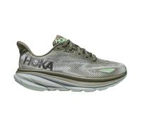 HOKA Women's Clifton 9 Running Shoes, Olive Haze/Mercury, 10 UK