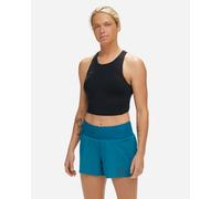 HOKA Women's Elaro Crop Bra in Black, Size Medium