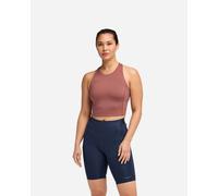 HOKA Women's Elaro Crop Bra in Rouge, Size Small