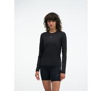 HOKA Women's EveryRun Long Sleeve Top in Black, Size XS
