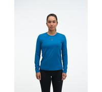 HOKA Women's EveryRun Long Sleeve Top in Night Glow Blue, Size Medium