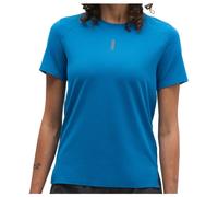 HOKA Women's EveryRun Short Sleeve Top in Night Glow Blue, Size Large