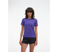 HOKA Women's EveryRun Short Sleeve Top in Cosmic Purple, Size Medium